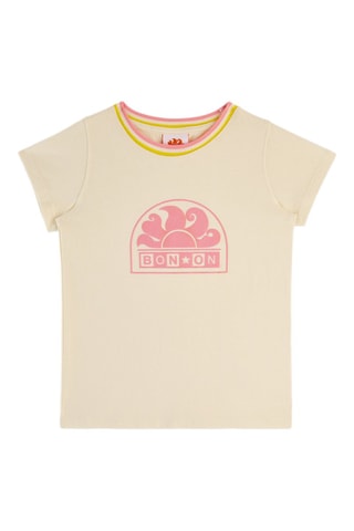 T-shirt - Beige - Sundek