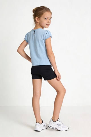 T-shirt et cycliste - Ciel et noir
