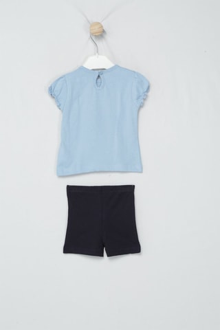 T-shirt et cycliste - Ciel et noir