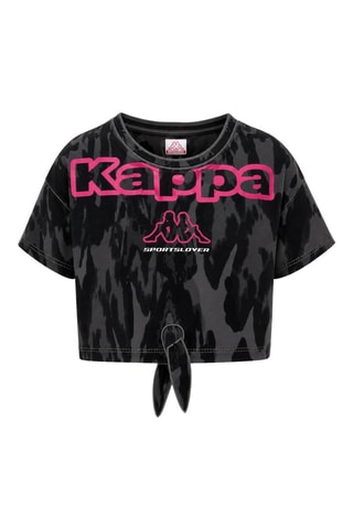 T-shirt noué - Noir
