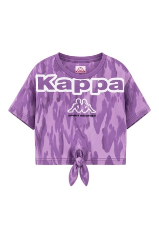 T-shirt noué - Violet