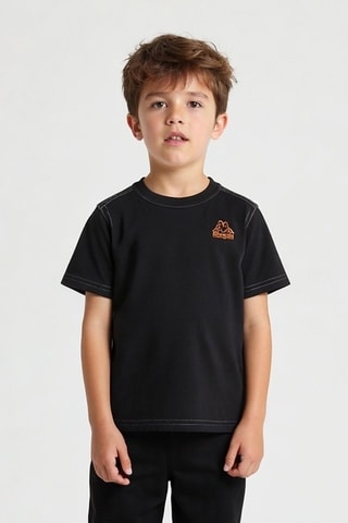 T-shirt - Noir et orange