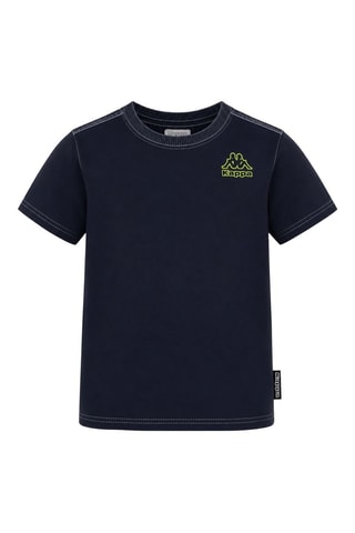 T-shirt - Bleu nuit et vert citron