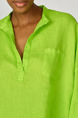 Blouse en lin - Vert - Sundek