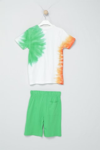 T-shirt et short - Blanc et vert