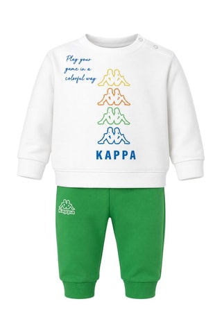 Sweat et jogging - Blanc et vert foncé