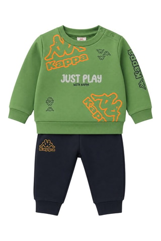Sweat et jogging - Vert clair et bleu nuit