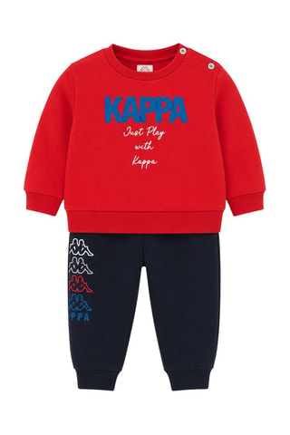 Sweat et jogging - Rouge et bleu nuit