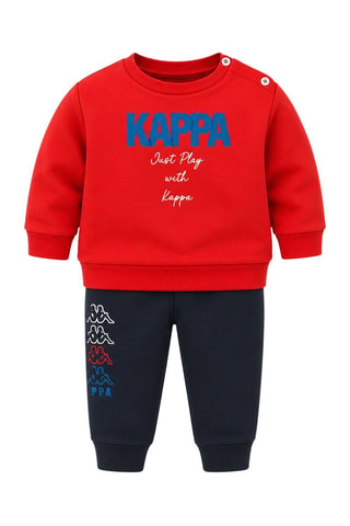 Sweat et jogging - Rouge et bleu nuit