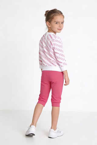 Sweat et pantalon de survêtement - Blanc et rose