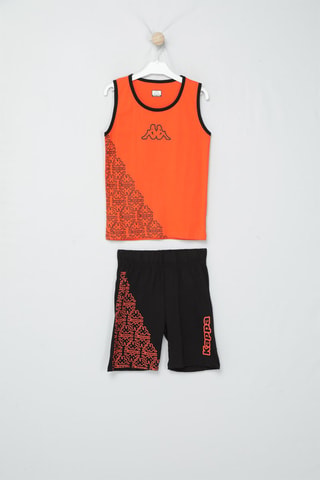 Débardeur et short - Orange et noir