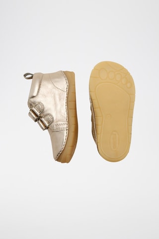 Botines de piel - Dorado