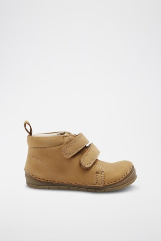 Botines de piel - Marrón claro