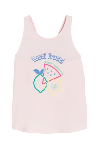 Camiseta de tirantes - Rosa - Okaidi