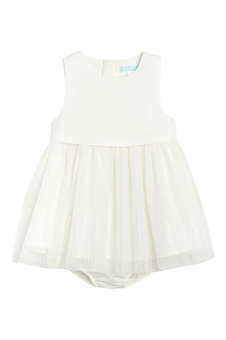 Vestido sin mangas - Blanco - Obaibi