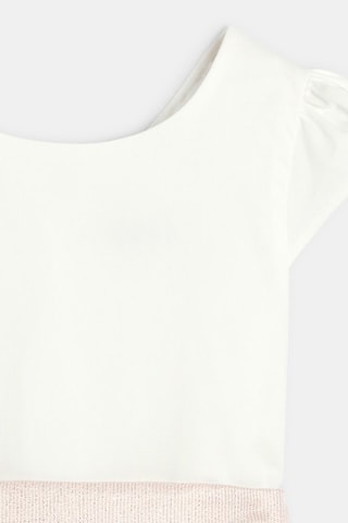 Vestido evasé - Blanco - Okaidi