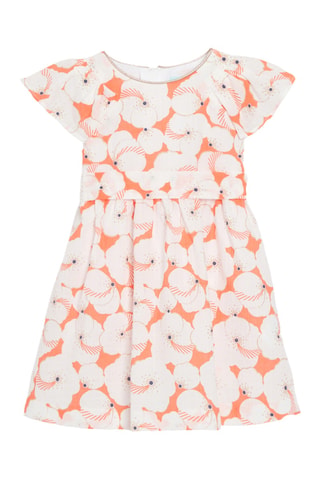 Vestido avolantado - Blanco - Obaibi