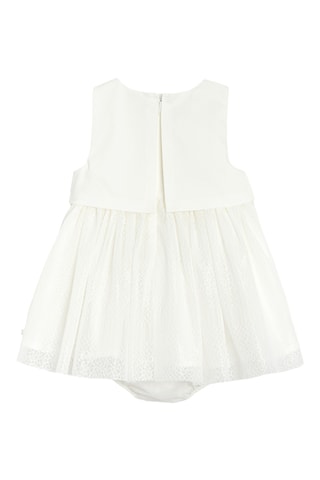 Vestido sin mangas - Blanco - Obaibi