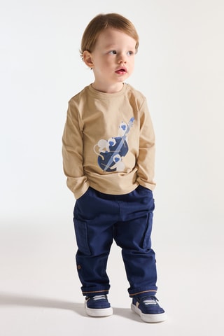 Camiseta - Beige - Obaibi