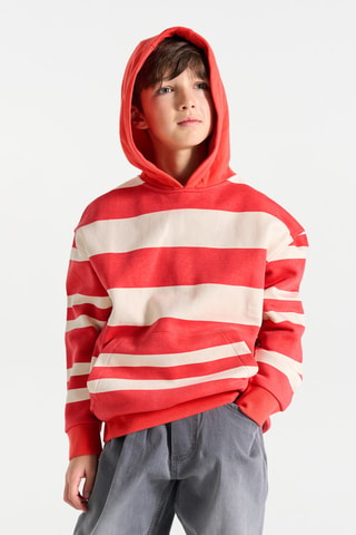 Sudadera con capucha - Rojo - Okaidi