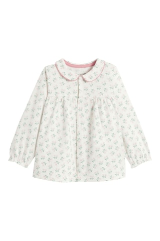 Top y pantalón - Blanco y rosa - Obaibi