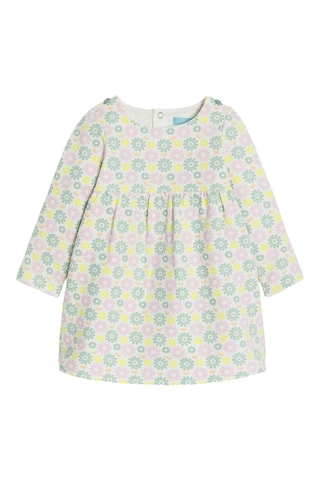 Vestido y leggings - Blanco y verde - Obaibi