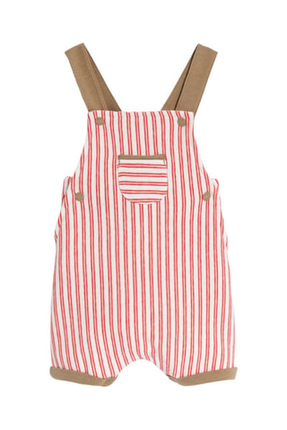 Body polo y peto - Blanco y rojo