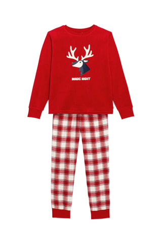 Sudadera y pantalón de chándal - Rojo y blanco
