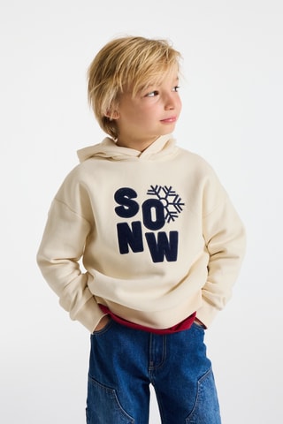 Sudadera con capucha - Blanco