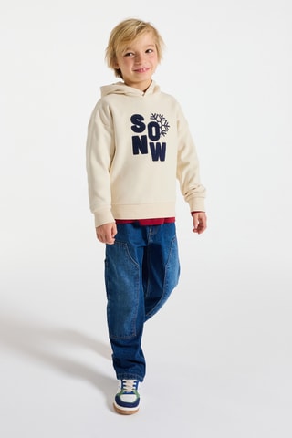 Sudadera con capucha - Blanco