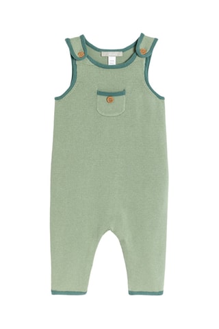 Body y peto - Verde y blanco