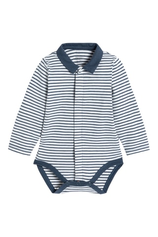 Body y pantalón de terciopelo - Azul marino