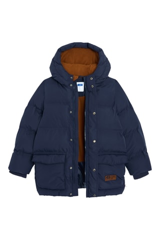 Doudoune à capuche - Bleu marine