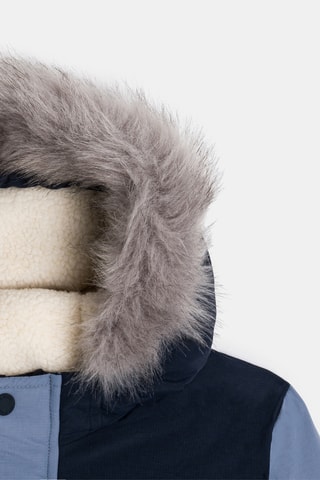 Parka à capuche - Bleu