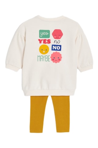 Sudadera y leggings - Mostaza