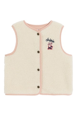 Veste sans manches - Beige