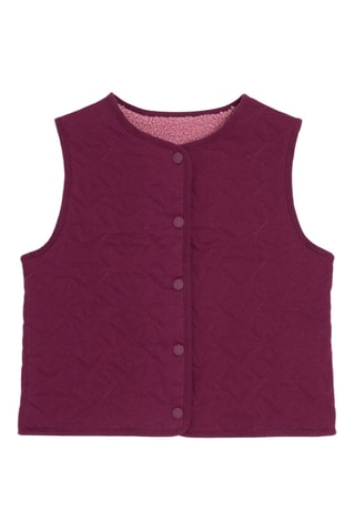 Chaleco reversible - Violeta