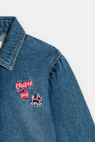 Veste en jean - Bleu