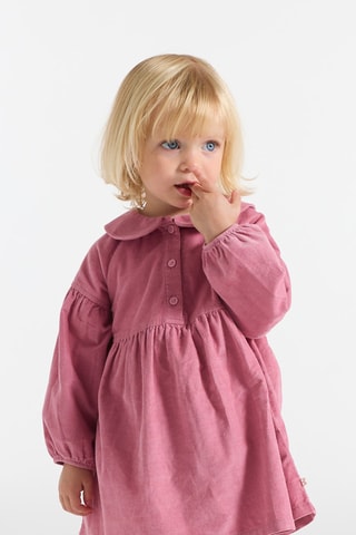 Body vestido de terciopelo - Rosa viejo