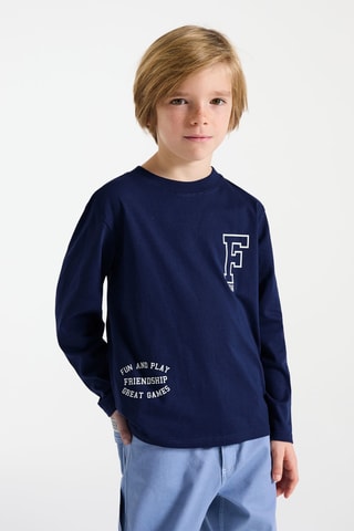 Camiseta - Azul marino