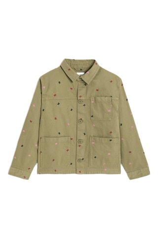 Veste en jean - Kaki