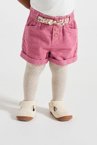 Short de pana - Rosa viejo