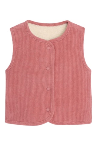 Chaleco reversible - Rosa viejo
