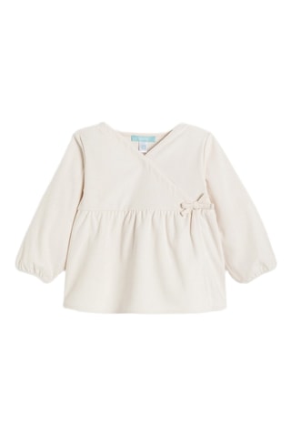 Blusa y pantalón de pana - Crudo