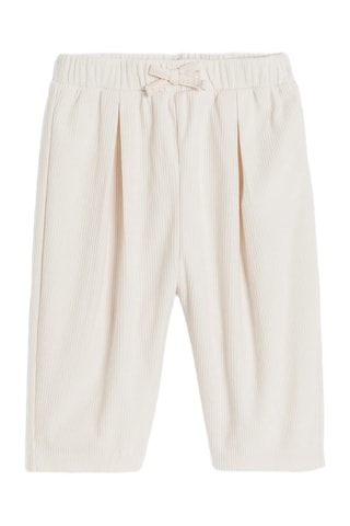 Blusa y pantalón de pana - Crudo