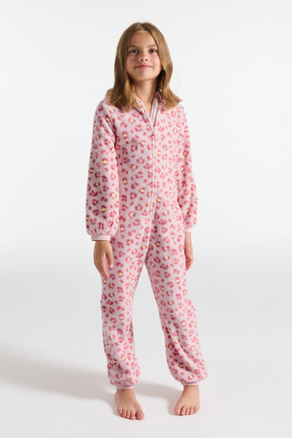 Mono de pijama con capucha - Rosa