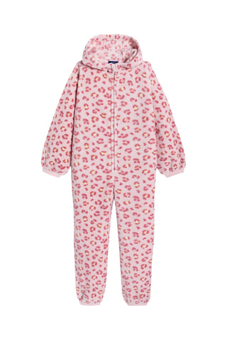 Mono de pijama con capucha - Rosa
