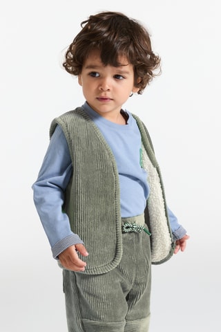 Chaleco reversible - Verde oliva