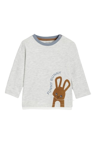 Camiseta - Gris claro jaspeado