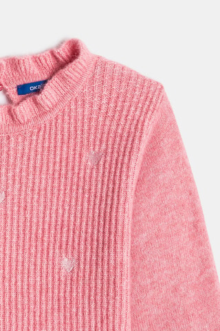 Vestido jersey - Rosa